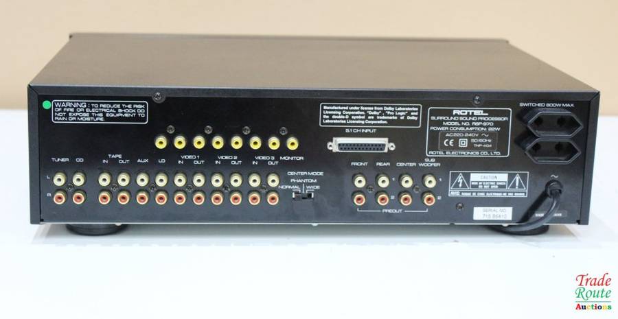 Rotel RSP-970 Dolby ProLogic Surround Sound Preamplifier