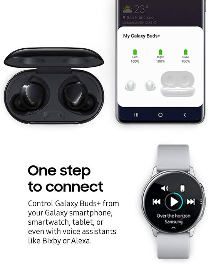 Samsung Galaxy Buds+  True Wireless Earbuds SM-R175 BLACK  Brand New