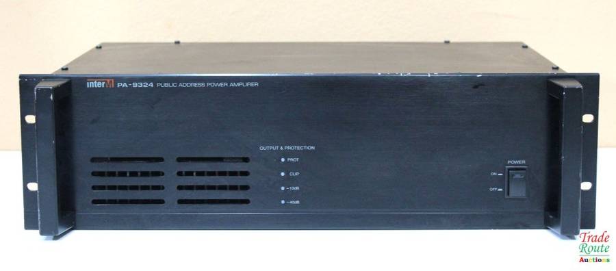 Inter-M PA-9324 Single Channel Heavy-Duty Public Address Power Amplifier Amp 240W