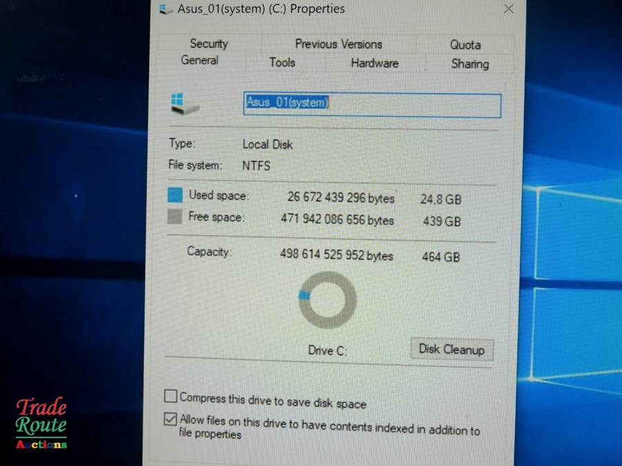 ASUS UN65H VivoMini Desktop Mini PC | CORE i3 6100U 6th Gen 2.3GHz | 8GB RAM | 500GB HDD