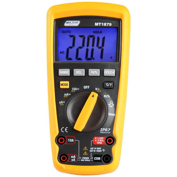 Major Tech MT1879 Industrial CAT IV 600V Auto Professional Digital Multimeter