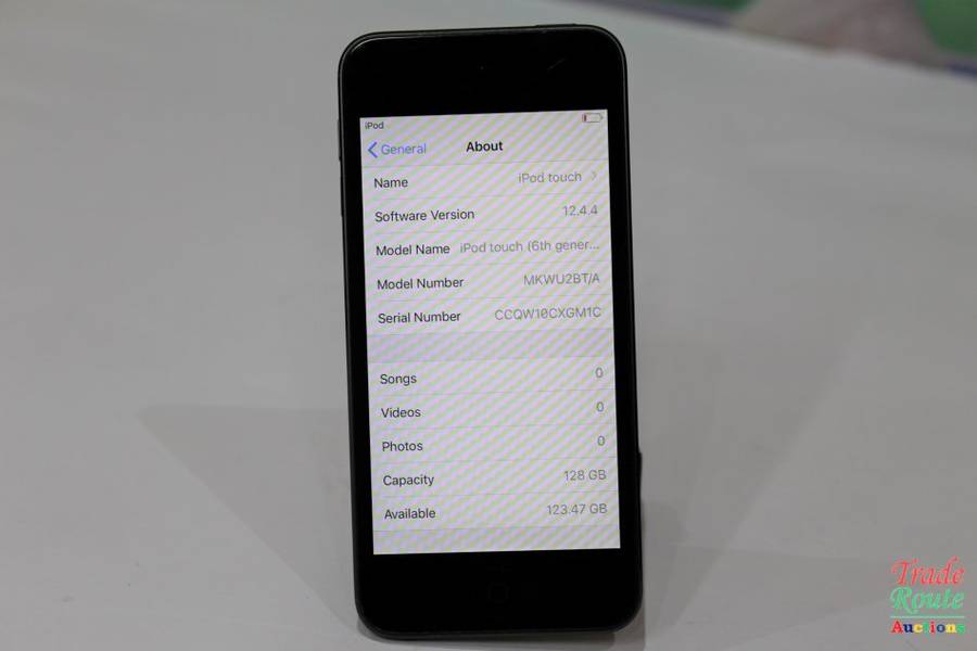 APPLE iPod Touch | MKWU2BT/A | 128GB |SPACE GREY | A1574 | 6TH GEN