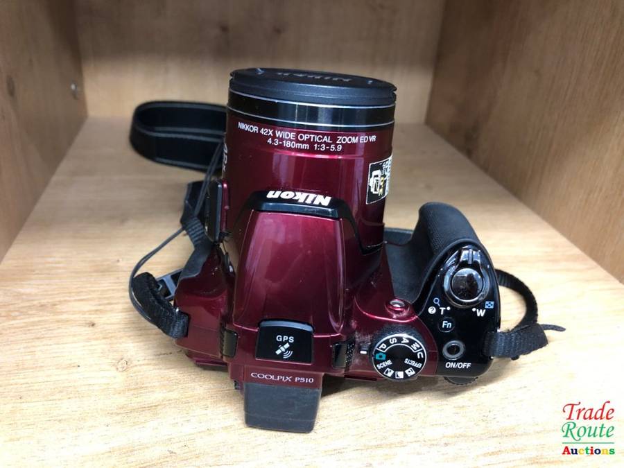 Nikon COOLPIX P510 16.1 MP CMOS Digital Camera with 42x Zoom GPS Record Location