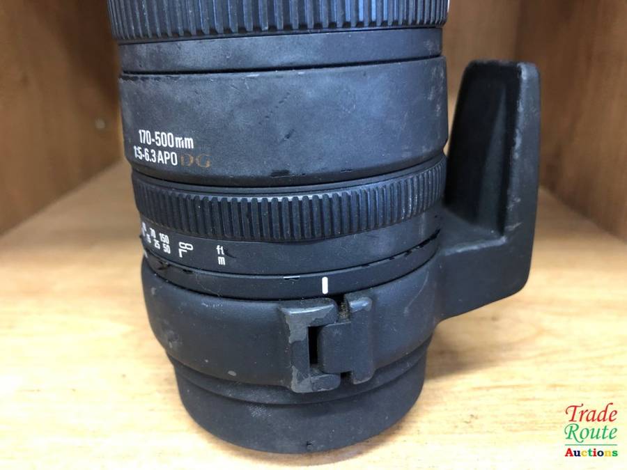 FOR SPARES OR REPAIRS ** SIGMA 170-500mm F5-6.3 APO DG Telephoto Zoom Lens CANON MOUNT