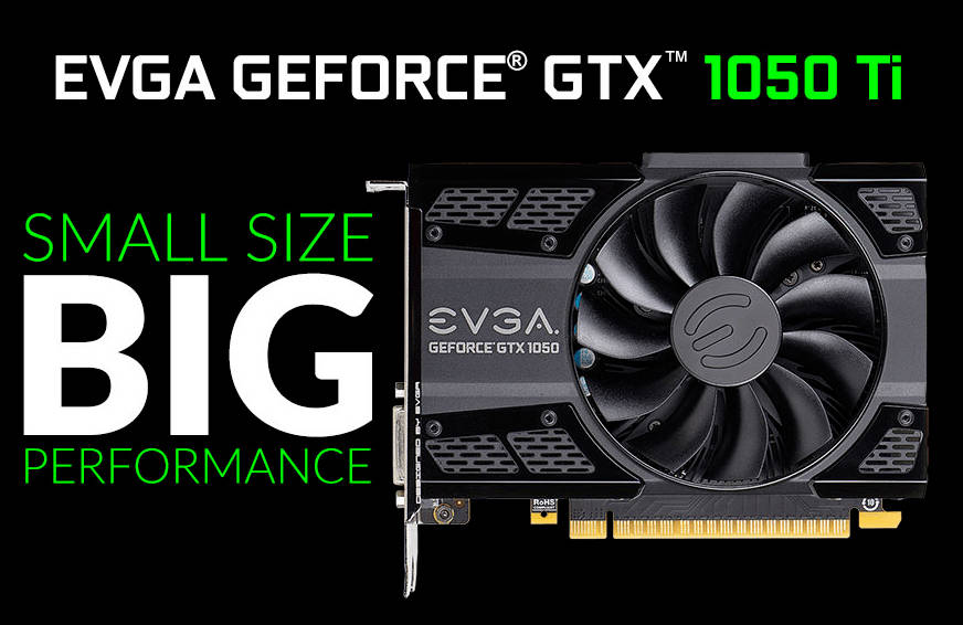 GeForce GTX 1050 Ti Gaming EVGA Graphics Card 4GB GDDR5 DX12 OSD Support (PXOC) 04G-P4-6251-KR