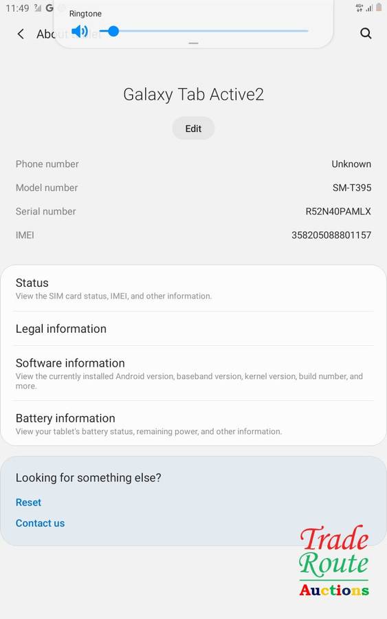 Samsung Galaxy Tab Active 2 SM-T395 - Includes Hard Case + Stylus for Touchscreen