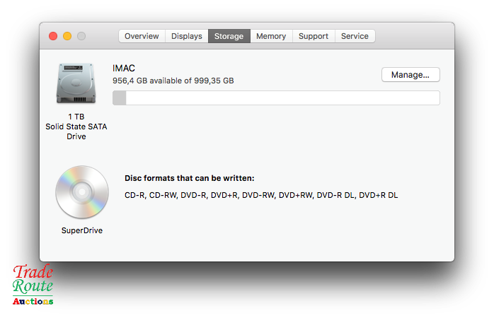 iMAC Apple * Core i5 * High Spec * 20GB RAM * 1TB SSD * SOLID STATE DRIVE * AMD Radeon HD Graphics
