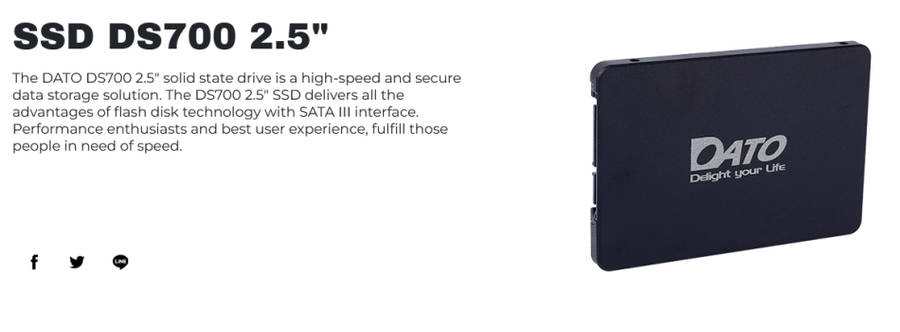 DATO 2.5" SSD 480GB ** Super Fast ** Solid State Drive