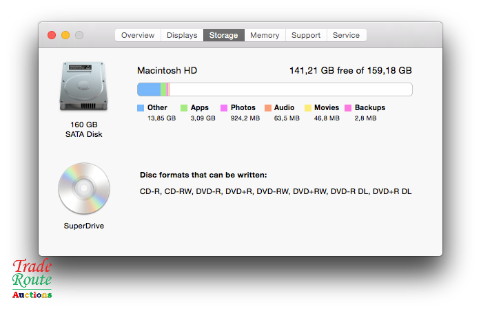 MacBook Pro 13.3-inch | Core 2 DUO 2.26GHz | 2GB RAM | 160GB HDD | NVidia GeForce Graphics