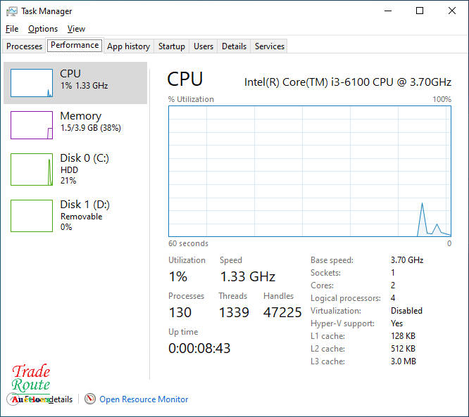 LENOVO S510 10KY SFF Desktop PC Computer | CORE i3 6100 6th Gen 3.7GHz | 4GB RAM | 500GB HDD