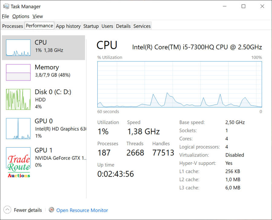 Lenovo Legion Y520 80WK 15.6` Gaming Laptop | Core i5 7300HQ 7th Gen 2.5Ghz | 8GB RAM | 2TB HDD