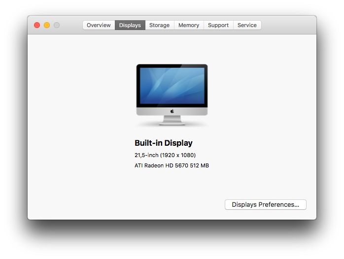 Apple iMAC | 21.5 INCH | Core i3 3.2Ghz | 4GB RAM | 1TB HDD - ATI Radeon HD Graphics - All in One