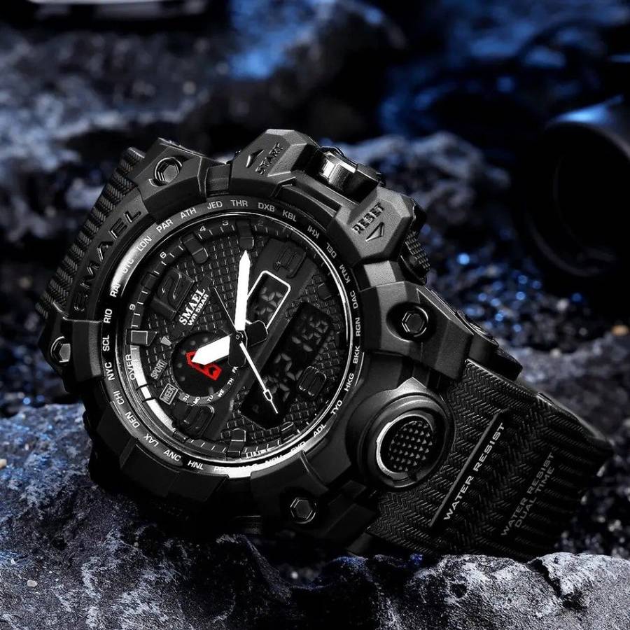 SMAEL 1545 Military Watch Black