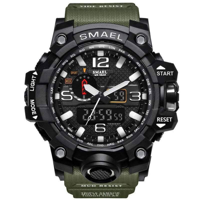 SMAEL 1545 Military Watch Green