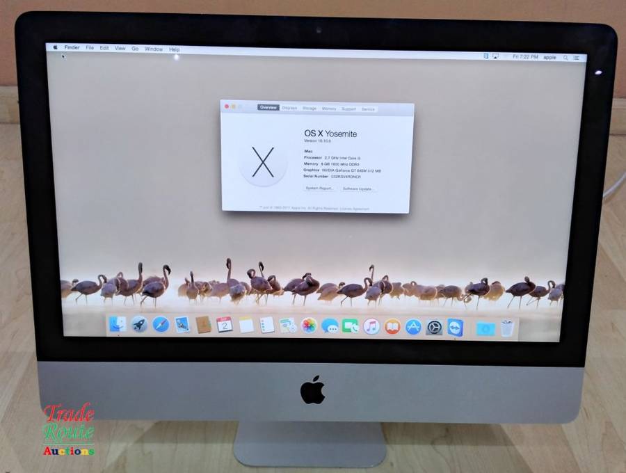 Apple iMAC | 21.5 INCH | Core i5 2.7GHz | 8GB RAM | 1TB HDD  * ULTRASLIM * Nvidia Geforce Graphics