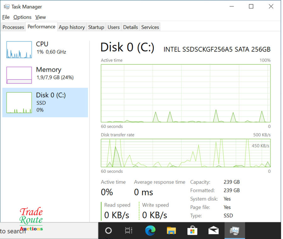 DELL LATITUDE E7470 14" LAPTOP | CORE i7 6600U 2.8GHz 6th Gen | 8GB RAM | 256GB SSD SOLID STATE