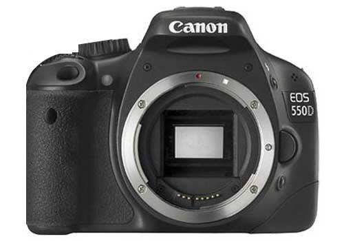 CANON EOS 550D DIGITAL SLR CAMERA (BODY ONLY) - well used - Rubber grip loose
