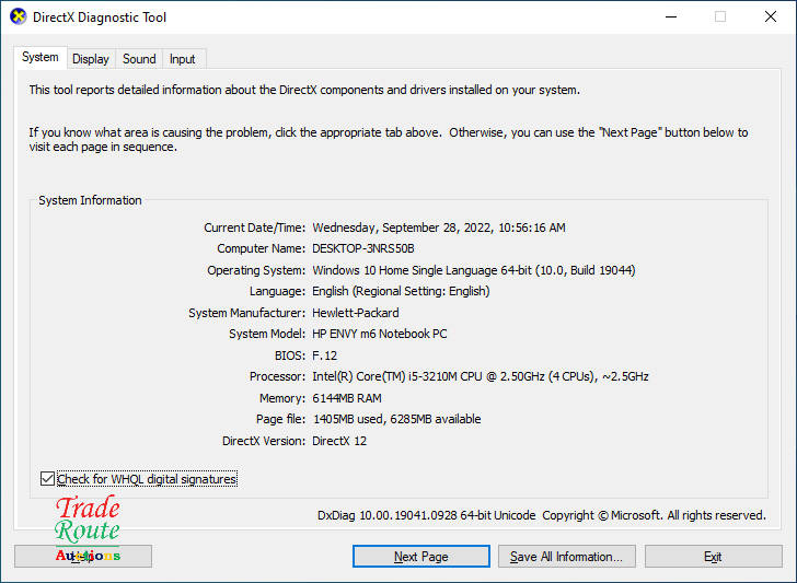 HP ENVY M6 15.6" NOTEBOOK PC - Core i5 - 6GB RAM - 500GB HDD - Faulty Battery