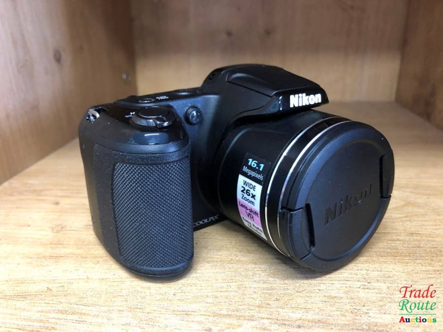 Nikon Coolpix L320 16.1MP Digital Camera with 26x Optical Zoom [ BLACK ] 720p HD Video
