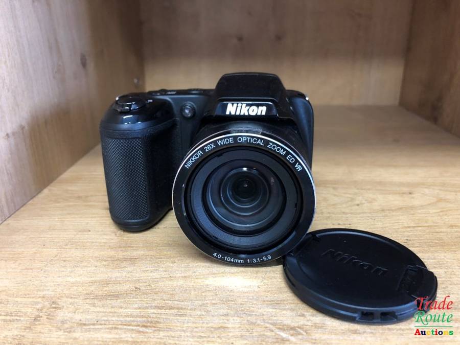 Nikon Coolpix L320 16.1MP Digital Camera with 26x Optical Zoom [ BLACK ] 720p HD Video