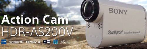 SONY HDR-AS200V FULL HD Action Camera with Wi-Fi & GPS CAMCORDER