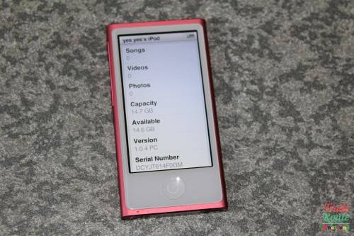 APPLE 16GB IPOD NANO |  (7TH GENERATION) |  A1446