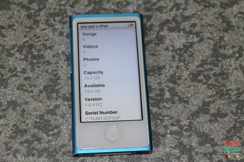APPLE 16GB IPOD NANO -  (7TH GENERATION) | A1446