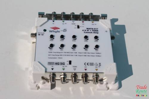 WHYTE WATS-517 Series 5 5-Wire Launch Amplifier, 17dB SAT Gain