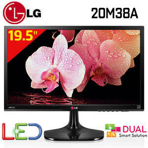 LG 20M38A 19.5` 1600x900 LED 5ms Monitor [ POWER ADAPTER NOT INCLUDED]