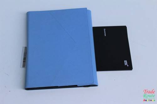 Montblanc Augmented Paper Sartorial Electric Blue StarWalker Ballpoint + Warranty Card + Refills