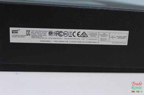 Montblanc Augmented Paper Sartorial Electric Blue StarWalker Ballpoint + Warranty Card + Refills