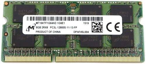8GB Micron DDR3 1600 MHz PC3-12800 1.35V Laptop RAM Memory [MT16KTF1G64HZ-1G6E1]