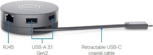 Dell 7-in-1 USB-C Multiport Adapter - DA310