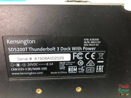 Kensington SD5200T Thunderbolt 3 Docking Station
