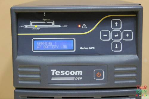 TESCOM ON-LINE UPS CL106D 6 KVA - Needs new batteries