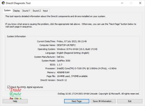Dell OptiPlex 3050 Mini Tower Desktop PC