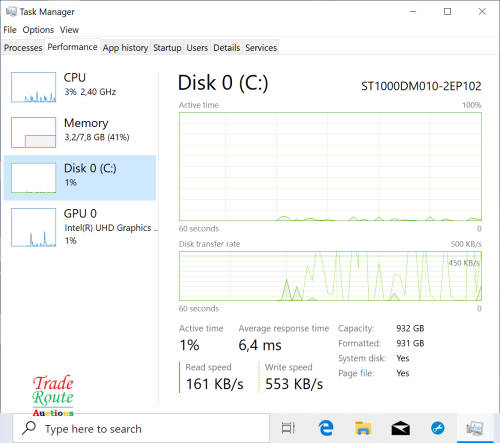 Dell Inspiron 3671 Desktop Computer Intel Core i3-9100 Processor 3.60GHz 8GB DDR4 RAM 1TB Hard Drive