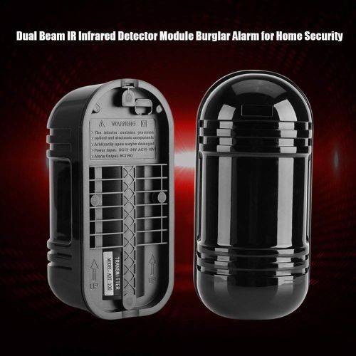 Pair of Photoelectric Beams - Security Double Beam Infrared Radiation Alarm