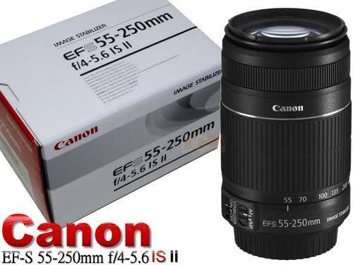 Canon EF-S 55-250m IS (Image Stabilizer)  Lens for Canon DSLR Cameras
