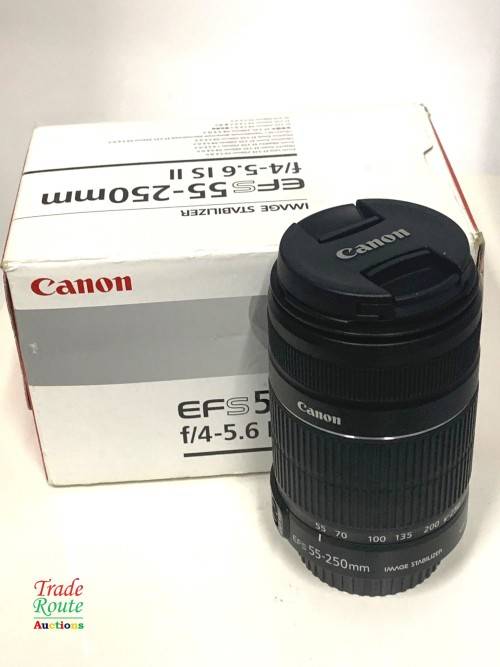 Canon EF-S 55-250m IS (Image Stabilizer)  Lens for Canon DSLR Cameras