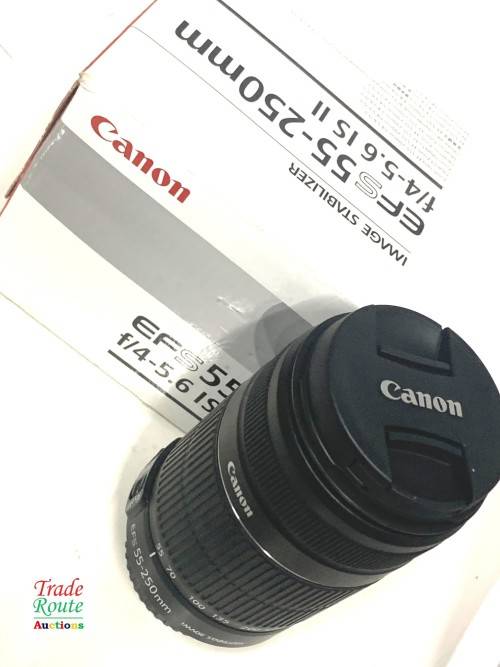 Canon EF-S 55-250m IS (Image Stabilizer)  Lens for Canon DSLR Cameras
