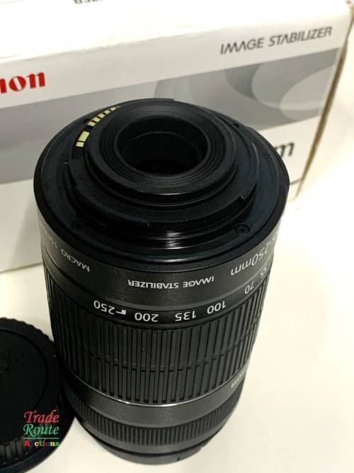 Canon EF-S 55-250m IS (Image Stabilizer)  Lens for Canon DSLR Cameras