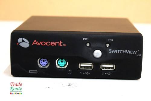 Avocent Switchview 2-port USB HYBRID & PS/2 KVM Switch  no cables/power supply [ Bid per item ]