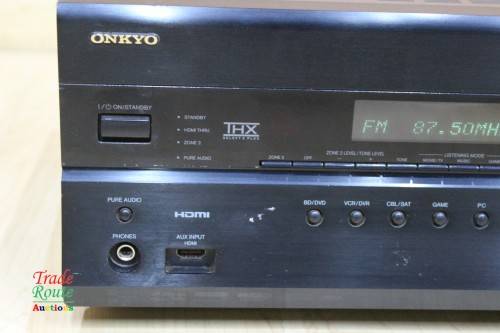 ONKYO TX-SR608 A/V Receiver Amplifier - [ NO SOUND ] [FOR SPARES OR REPAIR]