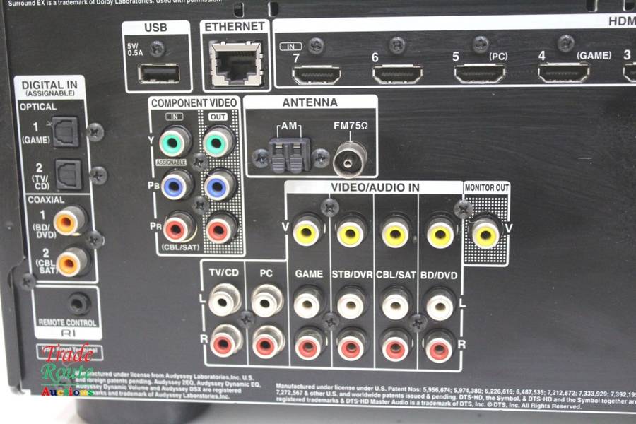 ONKYO TX-NR616 7.2- Channel Network A/V Receiver - [ NO SOUND ] [FOR SPARES OR REPAIR]