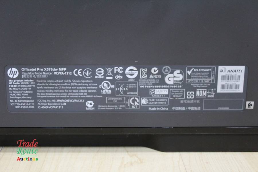 HP Officejet Pro X576dw A4 Colour Multifunction Inkjet Printer [ Needs new Catridges ]