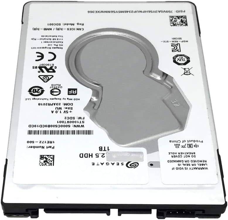 1TB HDD Seagate Can be used in Laptops Desktops and DVRs  Slim 7mm