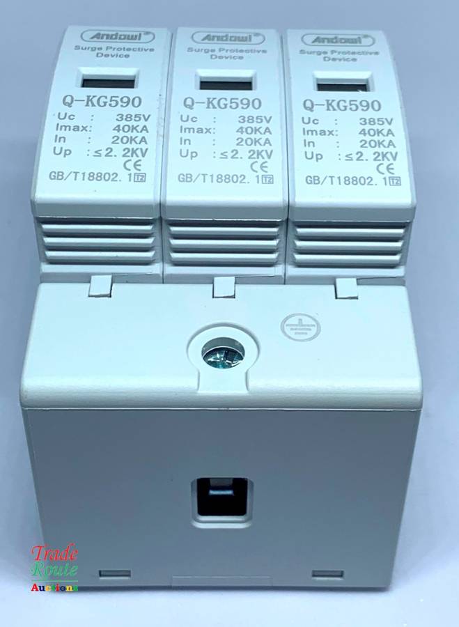 Surge Protector 3-Pole 3-Phase DIN Rail AC 385V 40KA SPD SURGE PROTECTOR
