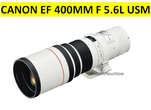 Canon EF 400mm f/5.6 L USM ULTRASONIC Telephoto Lens for CANON DLSR Camers
