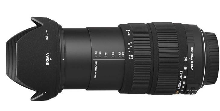 SIGMA 18-200mm F3.5-6.3 DC OS HSM for Canon DSLR Cameras - OPTICAL STABILIZER
